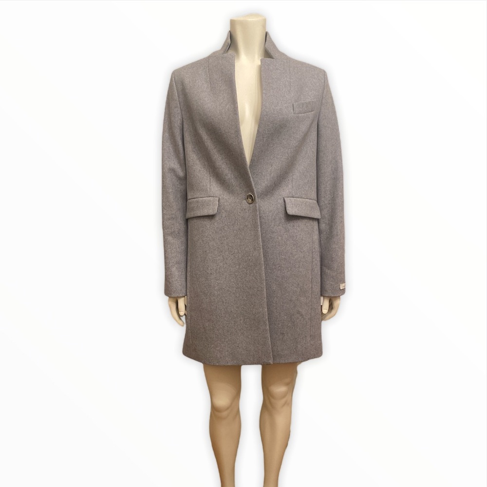 Ted Baker Straight Tailored Wool/Cashmere Coat